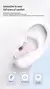 Fone de ouvido Bluetooth sem fio para Xiaomi, auscultadores HIFI transparentes, na internet