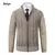 Imagem do blusa jaqueta outono e inverno novo cashmere acolchoado quente casual casaco de malha mas