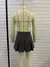 Trafza 2025 primavera verão feminino casual em camadas mini saias moda vintage - loja online