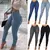 Calça jeans feminina sexy lápis estilo levantamento de bunda - comprar online