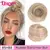Cabelo sintético coque mulher em linha reta updo laço de cabelo elástico de b - comprar online