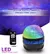 Céu estrelado galáxia lâmpada projetor led night light controle remoto som at - comprar online