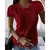 Blusa de renda feminina topos decote verão em v manga curta renda retalhos ol b