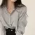 Camisa da moda coreana para mulheres, blusa anti-UV, streetwear simples, camisa - Achei Ofertas