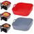 1pc reutilizável airfryer pan para fritoro acessórios silicone fritadeiras de - loja online