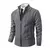 blusa jaqueta outono e inverno novo cashmere acolchoado quente casual casaco de malha mas