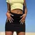 Mini saia sexy de cintura alta feminina, saia preta linha A, streetwear bonito,