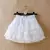 Elástico gótico renda tutu saia feminina preto malha detalhe anágua sexy mini - comprar online