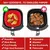 Imagem do 1pc reutilizável airfryer pan para fritoro acessórios silicone fritadeiras de