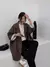 Grande blazer casacos femininos primavera outono moda versão coreana solto casa - Achei Ofertas