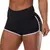 Calções esportivas femininas elásticas sem costura leggings de fitness push u na internet