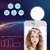 Imagem do 10 led anel de luz para o telefone móvel, lâmpada portátil, 3-stop escurecime