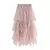 Mulheres tutu tule saia elegante cintura alta malha em camadas meia saia feminin - Achei Ofertas