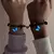 2 peças pingente de borboleta luminosa pulseiras para mulheres homens brilham n - comprar online