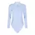 Camisa corporal feminina escritório senhora uniformes de trabalho blusas branca