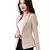 Mulheres cor sólida formal fino blazers mangas compridas streetwear primavera o