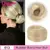 Imagem do Cabelo sintético coque mulher em linha reta updo laço de cabelo elástico de b