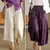 Nona calça coreana de perna larga feminina, calça simples solta até o tornoze