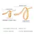 Kmvxo 2025 punk cobra pulseiras anel conjunto para mulheres cobra abertura mangu - comprar online