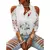 Verão feminino sem alças topos casual sexy oco flor impresso blusa feminina el - comprar online