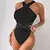 Imagem do Body feminino elegante sem mangas, Y2K Conjunto Body Suit, Streetwear feminino,