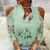 Verão feminino sem alças topos casual sexy oco flor impresso blusa feminina el - Achei Ofertas