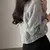 Camisa da moda coreana para mulheres, blusa anti-UV, streetwear simples, camisa na internet
