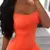 Vestido Sexy Hot Girl Calcinhas, Bainha Monocromática, Skinny Spaghetti Strap, - comprar online