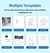 Mini-impressora, impressora térmica portátil sem tinta, compatível com ios e