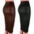 Moda elegante cintura alta divisão saia de couro falso feminino na altura do jo na internet