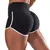 Calções esportivas femininas elásticas sem costura leggings de fitness push u - comprar online