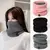 Moda feminina cachecol de malha sólida cashmere como inverno snood cachecóis s