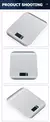 Balança digital de cozinha, 5kg/10kg, display lcd, aço inoxidável, balança e - loja online