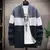 blusa casaco cardigan jaqueta masculina velo zíper suéteres veludo contrast - loja online