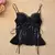 Elástico gótico renda tutu saia feminina preto malha detalhe anágua sexy mini - comprar online