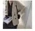 Grande blazer casacos femininos primavera outono moda versão coreana solto casa - comprar online