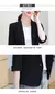Mulheres algodão linho pequeno blazer 2024 novo verão curto terno jaqueta core - loja online