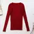 Camiseta cetim macio outono primavera blusa elegante feminina malha meia gola al - comprar online