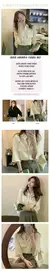 Um bolso solto blusa, em torno do pescoço roupas de renda, sentido dobrado cami - comprar online