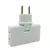 Plugue UE 3 em 1 180 ° Adaptador de soquete rotativo conversor de plugue de exp