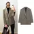Imagem do Traf blazer preto feminino novo em jaquetas escritório casual longo blazer mulh
