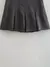 Trafza 2025 primavera verão feminino casual em camadas mini saias moda vintage na internet
