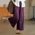 Nona calça coreana de perna larga feminina, calça simples solta até o tornoze na internet