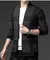 2025 moda masculina de malha cardigan jaqueta estilo coreano listrado fino ajust