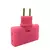 Plugue UE 3 em 1 180 ° Adaptador de soquete rotativo conversor de plugue de exp na internet