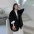 Grande blazer casacos femininos primavera outono moda versão coreana solto casa - comprar online