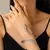 Imagem do Kmvxo 2025 punk cobra pulseiras anel conjunto para mulheres cobra abertura mangu