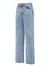 Mulheres baggy jeans cintura alta perna larga denim em linha reta demin calças - Achei Ofertas