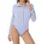 Camisa corporal feminina escritório senhora uniformes de trabalho blusas branca - loja online