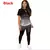 Conjunto de duas peças de verão feminino conjuntos de treino ecg impresso t ca - loja online